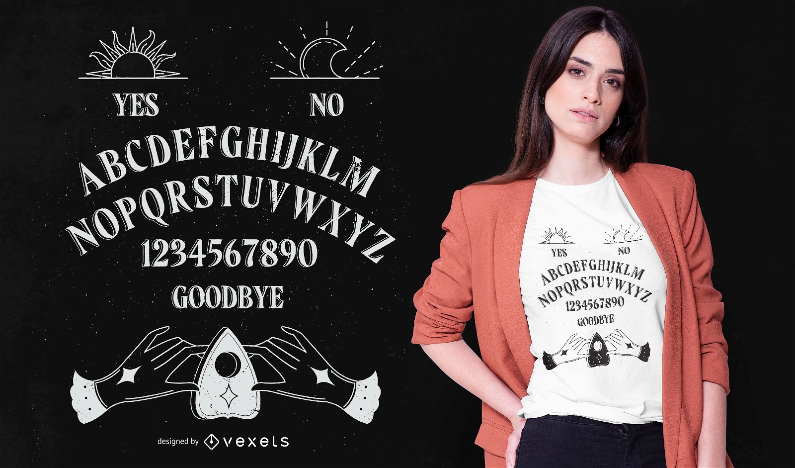 Ouija Board T-shirt Design