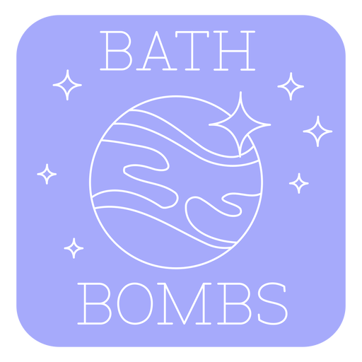 Linha de rótulos de bombas de banho de banheiro Desenho PNG