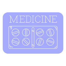 Línea de etiquetas de baño de medicina Diseño PNG