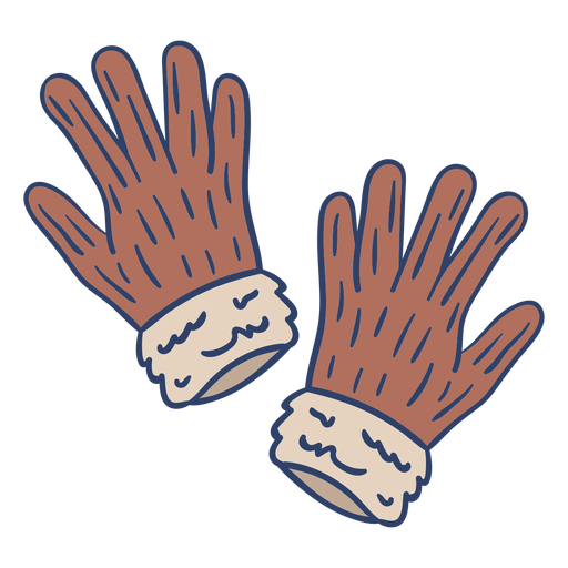 Ilustraci?n de guantes ?rticos Diseño PNG