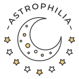 Curso de distintivo de astrofilia Desenho PNG
