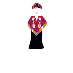 Plano de mujer esqueleto de cinco de mayo Diseño PNG