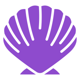 Roxo de ostra fechado Desenho PNG
