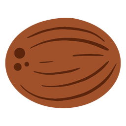 Coconut design PNG Design