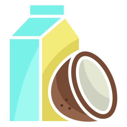 Coconut milk icon PNG Design