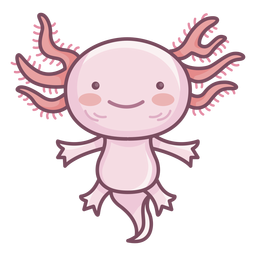 Personagem bonito axolotl Personagem bonito axolotl