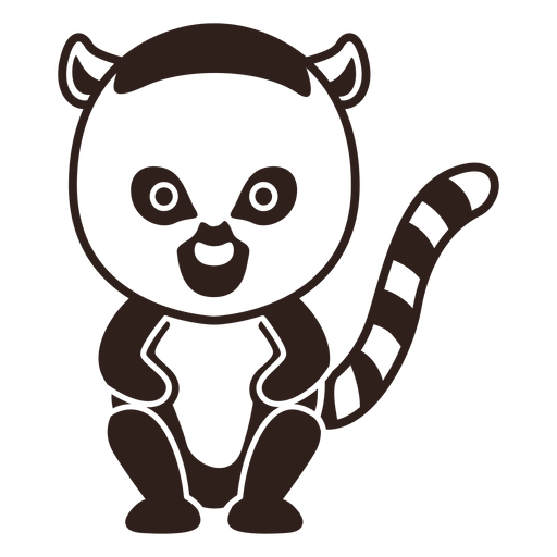 Download Cute raccoon stroke - Transparent PNG & SVG vector file