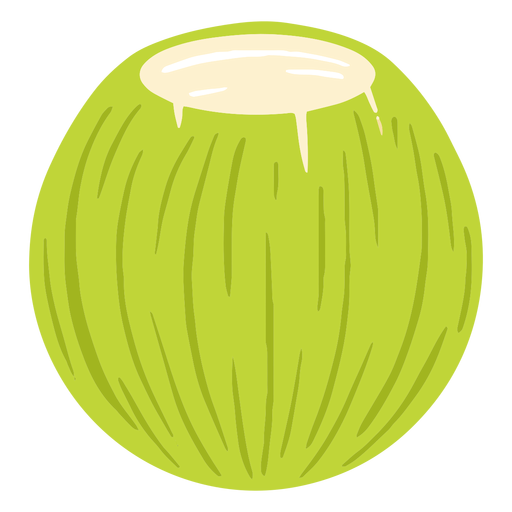 Design green coconut PNG Design