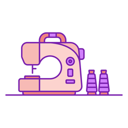 Domestic Sewing Machine Flat PNG & SVG Design For T-Shirts