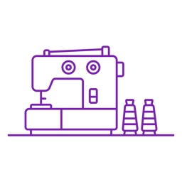 Elektronischer Nähmaschinenhub PNG-Design