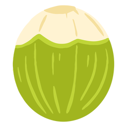 Diseño de coco verde Diseño PNG