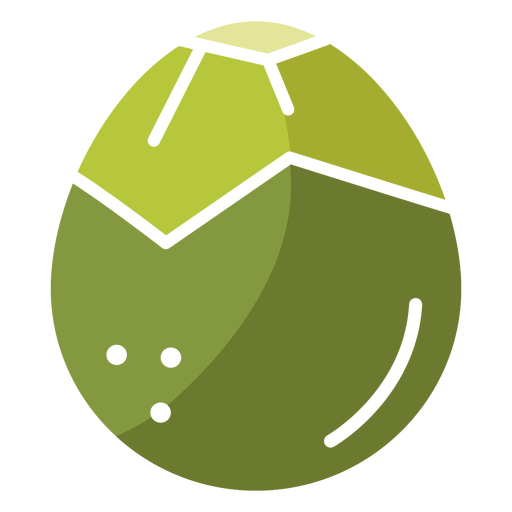 Grüne Kokosnussikone PNG-Design
