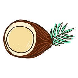 Meio coco Sarrabisco Desenho PNG