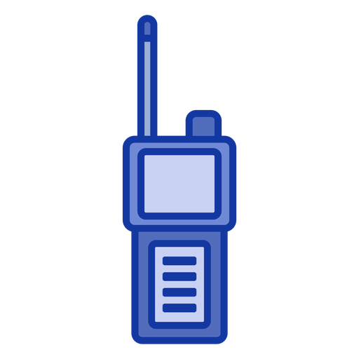 Handheld-Polizeiscanner flach PNG-Design