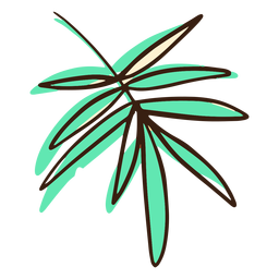Leaf doodle PNG Design Transparent PNG