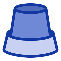 Piso de sirena de policia Diseño PNG