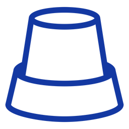 Police siren stroke PNG Design