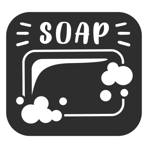 Download Soap bathroom label black - Transparent PNG & SVG vector file