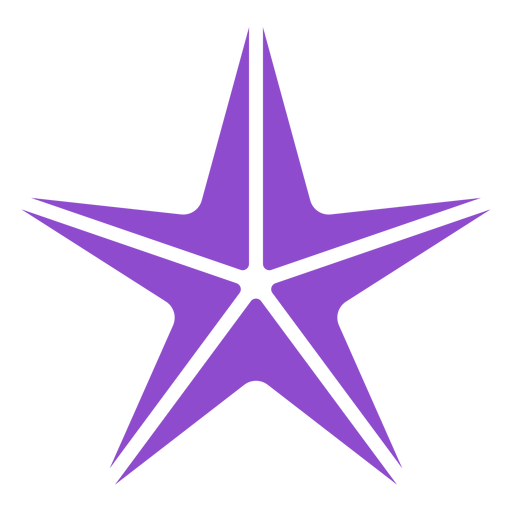 Estrela do mar roxa Desenho PNG