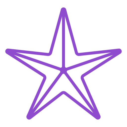 Download Starfish stroke - Transparent PNG & SVG vector file