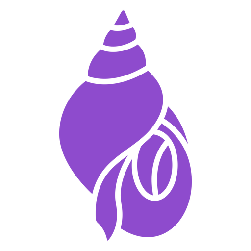 Muschel Muschel lila PNG-Design