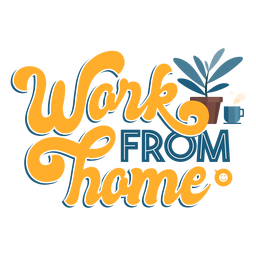 Letras de trabalho em casa Desenho PNG