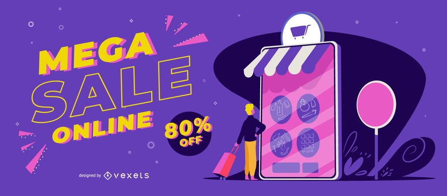 Mega sale online slider template Mega sale online slider template