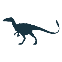 Silhueta de dinossauro Allosaurus Desenho PNG
