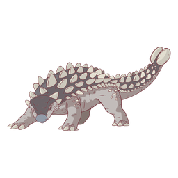 Ilustración de dinosaurio Ankylosaurus Transparent PNG