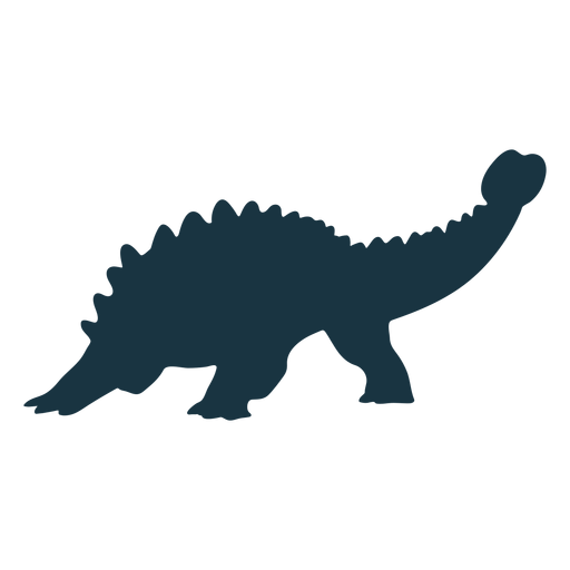 Download Ankylosaurus Dinosaur Silhouette Transparent Png Svg Vector File