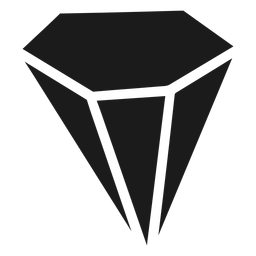 Big diamond crystal PNG Design