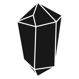Black crystal prism Black crystal prism