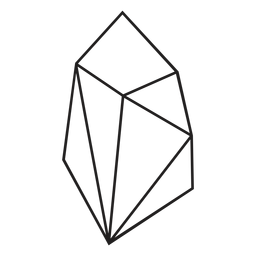 Icono de bloque de cristal Diseño PNG