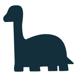 Brachisaurus dino silhouette PNG Design