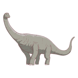 Brachisaurus Dinosaurier Illustration PNG-Design