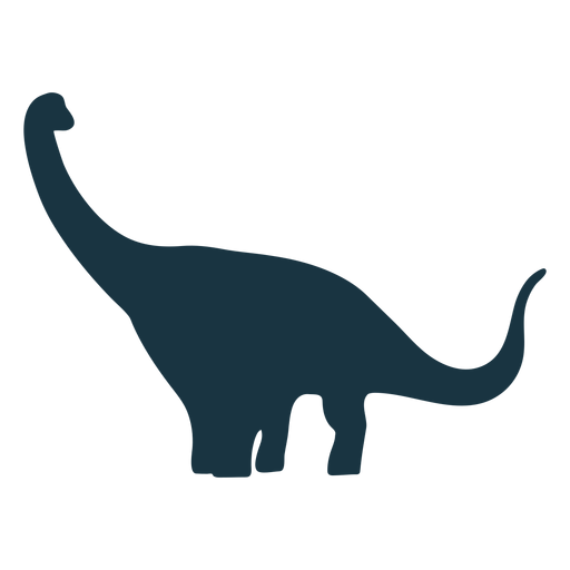 Brachisaurus dinosaur silhouette PNG Design