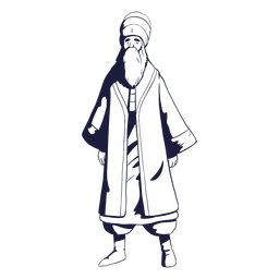Circus character drawn PNG Design