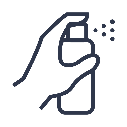Icono de spray de limpieza Diseño PNG