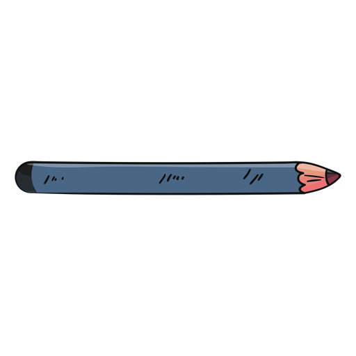 Cosmetics pencil simple PNG Design