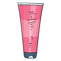 Cosmetics tube cute PNG Design