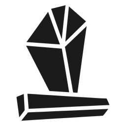 Forma longa de cristais Transparent PNG