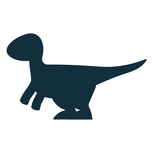 Nette Dino-Silhouette PNG-Design