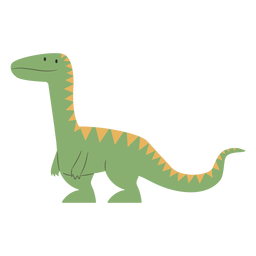 Lindo dinosaurio lindo de pie Diseño PNG