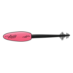 Lindo cepillo de rímel Diseño PNG