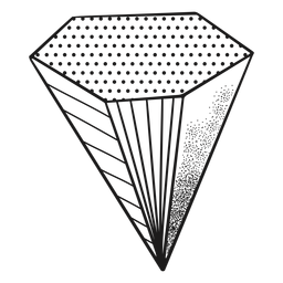 Diamante com cristal de bolinhas Desenho PNG Transparent PNG