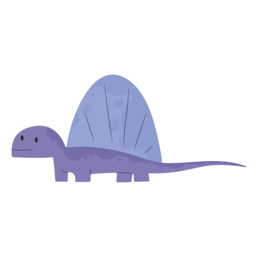 Dimetrodon dino fofo Desenho PNG