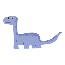 Dino Brachisaurus süß PNG-Design