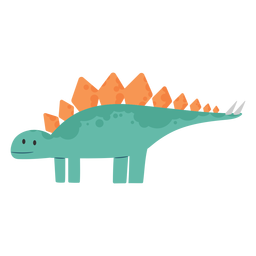 Dino estegossauro fofo Desenho PNG