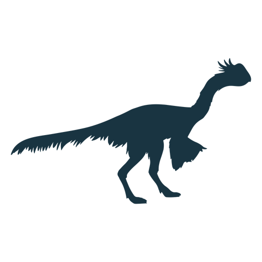 Dinosaur looking chicken silhouette PNG Design