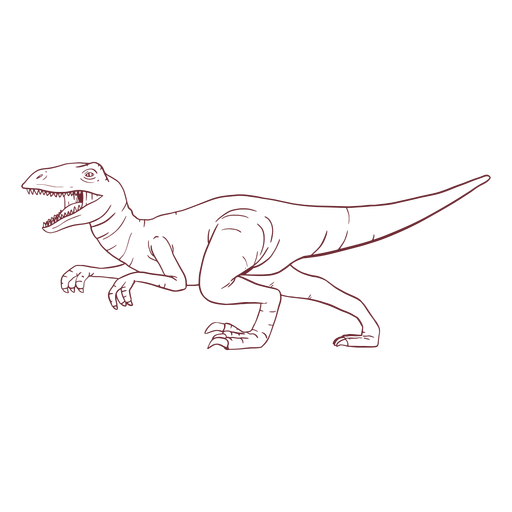 Design PNG E SVG De Tiranossauro Rex Desenhado Dinossauro Para Camisetas